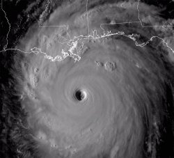 Katrina satellite photo
