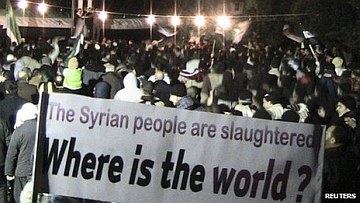 Syrians cry for help